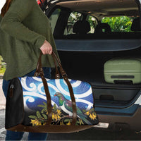 Kekeru New Zealand Matariki Travel Bag Kukupa Kowhai Maori New Year Blue Version