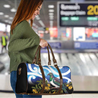 Kekeru New Zealand Matariki Travel Bag Kukupa Kowhai Maori New Year Blue Version