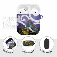 Kekeru New Zealand Matariki AirPods Case Kukupa Kowhai Maori New Year Purple Version