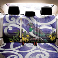 Kekeru New Zealand Matariki Back Car Seat Cover Kukupa Kowhai Maori New Year Purple Version LT14 - Polynesian Pride