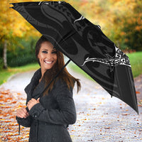 French Polynesia Manta Ray Tattoo Umbrella Tahiti Hahalua Turtle Shark Black Color