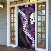 Poni Aloha Hawaii Lei Door Cover Tropical Flowers Elegant Vibe LT14 - Polynesian Pride