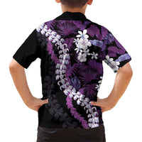 Poni Aloha Hawaii Lei Family Matching Summer Maxi Dress and Hawaiian Shirt Tropical Flowers Elegant Vibe LT14 - Polynesian Pride