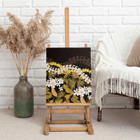 Kula Aloha Hawaii Lei Canvas Wall Art Tropical Flowers Elegant Vibe - Polynesian Pride