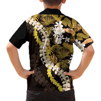 Kula Aloha Hawaii Lei Family Matching Off Shoulder Maxi Dress and Hawaiian Shirt Tropical Flowers Elegant Vibe LT14 - Polynesian Pride