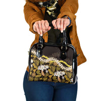 Kula Aloha Hawaii Lei Shoulder Handbag Tropical Flowers Elegant Vibe - Polynesian Pride