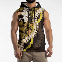 Kula Aloha Hawaii Lei Sleeveless Hoodie Tropical Flowers Elegant Vibe LT14 - Polynesian Pride