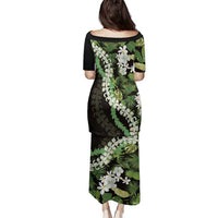 Omaomao Aloha Hawaii Lei Family Matching Puletasi and Hawaiian Shirt Tropical Flowers Elegant Vibe LT14 - Polynesian Pride