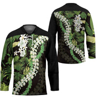 Omaomao Aloha Hawaii Lei Hockey Jersey Tropical Flowers Elegant Vibe - Polynesian Pride