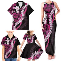 Akala Aloha Hawaii Lei Family Matching Tank Maxi Dress and Hawaiian Shirt Tropical Flowers Elegant Vibe LT14 - Polynesian Pride