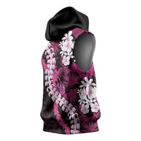 Akala Aloha Hawaii Lei Sleeveless Hoodie Tropical Flowers Elegant Vibe LT14 - Polynesian Pride