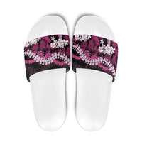 Akala Aloha Hawaii Lei Slide Sandals Tropical Flowers Elegant Vibe - Polynesian Pride