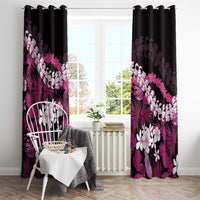Akala Aloha Hawaii Lei Window Curtain Tropical Flowers Elegant Vibe - Polynesian Pride