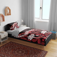 Ulaula Aloha Hawaii Lei Bedding Set Tropical Flowers Elegant Vibe - Polynesian Pride