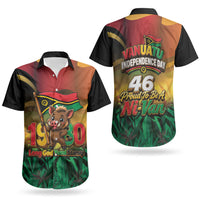 Vanuatu Independence Day Couples Matching Puletasi and Hawaiian Shirt Chibi Boar Proud To Be A Ni-Van LT14 - Polynesian Pride