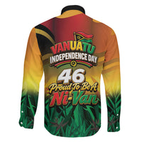 Vanuatu Independence Day Family Matching Off Shoulder Short Dress and Hawaiian Shirt Chibi Boar Proud To Be A Ni-Van LT14 Son's Shirt Multicolor - Polynesian Pride