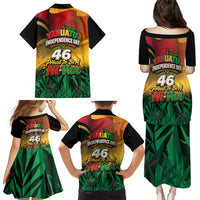 Vanuatu Independence Day Family Matching Puletasi and Hawaiian Shirt Chibi Boar Proud To Be A Ni-Van LT14 Mom's Dress Multicolor - Polynesian Pride