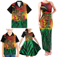 Vanuatu Independence Day Family Matching Tank Maxi Dress and Hawaiian Shirt Chibi Boar Proud To Be A Ni-Van LT14 - Polynesian Pride