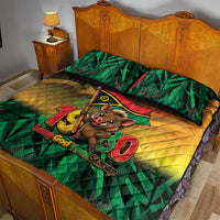 Vanuatu Independence Day Quilt Bed Set Chibi Boar Proud To Be A Ni-Van LT14 - Polynesian Pride