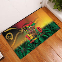 Vanuatu Independence Day Rubber Doormat Chibi Boar Proud To Be A Ni-Van LT14 - Polynesian Pride