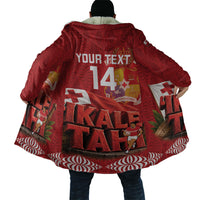 Tonga Rugby Custom Cloak 2026 Go Ikale Tahi Ngatu Pattern LT14 - Polynesian Pride