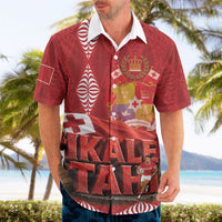 Tonga Rugby Custom Hawaiian Shirt 2026 Go Ikale Tahi Ngatu Pattern LT14 - Polynesian Pride