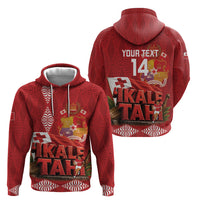 Tonga Rugby Custom Hoodie 2026 Go Ikale Tahi Ngatu Pattern LT14 - Polynesian Pride