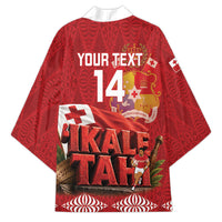 Tonga Rugby Custom Kimono 2026 Go Ikale Tahi Ngatu Pattern LT14 - Polynesian Pride