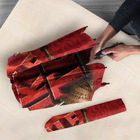 Tonga Rugby Custom Umbrella 2026 Go Ikale Tahi Ngatu Pattern LT14 - Polynesian Pride