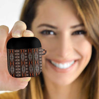 Malo e lelei Tonga AirPods Case Tongan Ngatu Vintage Brown LT14 Brown - Polynesian Pride