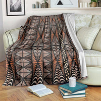 Malo e lelei Tonga Blanket Tongan Ngatu Vintage Brown LT14 Brown - Polynesian Pride