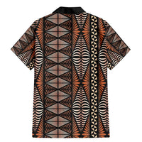 Malo e lelei Tonga Family Matching Mermaid Dress and Hawaiian Shirt Tongan Ngatu Vintage Brown LT14 - Polynesian Pride