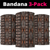 Malo e lelei Tonga Neck Gaiter Tongan Ngatu Vintage Brown LT14 package One Size: 25*50cm Brown - Polynesian Pride
