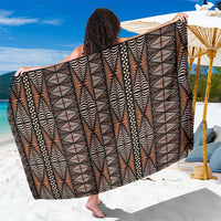 Malo e lelei Tonga Sarong Tongan Ngatu Vintage Brown LT14 One Size 44 x 66 inches Brown - Polynesian Pride