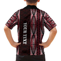 Tonga Rugby Personalised Family Matching Short Sleeve Bodycon Dress and Hawaiian Shirt 2025 Mate Maa Tonga Ngatu Motif LT14 - Polynesian Pride
