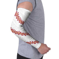 White Sunday Tonga Fakame Arm Sleeves Tongan Ngatu Heilala Lei LT14 - Polynesian Pride