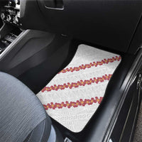 White Sunday Tonga Fakame Car Mats Tongan Ngatu Heilala Lei LT14 - Polynesian Pride