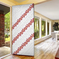 White Sunday Tonga Fakame Door Cover Tongan Ngatu Heilala Lei LT14 - Polynesian Pride