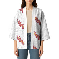 White Sunday Tonga Fakame Kimono Tongan Ngatu Heilala Lei LT14 - Polynesian Pride