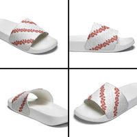 White Sunday Tonga Fakame Slide Sandals Tongan Ngatu Heilala Lei LT14 - Polynesian Pride