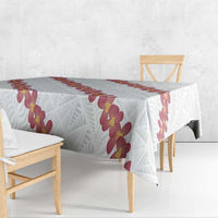 White Sunday Tonga Fakame Tablecloth Tongan Ngatu Heilala Lei LT14 - Polynesian Pride
