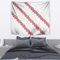 White Sunday Tonga Fakame Tapestry Tongan Ngatu Heilala Lei LT14 - Polynesian Pride
