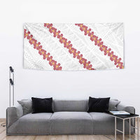 White Sunday Tonga Fakame Tapestry Tongan Ngatu Heilala Lei LT14 - Polynesian Pride