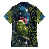 New Zealand Christmas Hawaiian Shirt Cute Kakapo Meri Kirihimete Maori Koru LT14 - Polynesian Pride