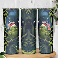 New Zealand Christmas Skinny Tumbler Cute Kakapo Meri Kirihimete Maori Koru LT14 - Polynesian Pride