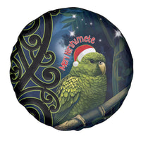 New Zealand Christmas Spare Tire Cover Cute Kakapo Meri Kirihimete Maori Koru LT14 - Polynesian Pride