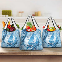 New Zealand Saling Grocery Bag Aotearoa Yacht Racing - Born To Sail