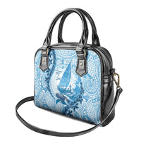 New Zealand Saling Shoulder Handbag Aotearoa Yacht Racing - Born To Sail