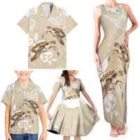 Happy Valentine's Day Polynesia Family Matching Tank Maxi Dress and Hawaiian Shirt SeaTurtle Couple Polynesian - Pollinate Color LT14 - Polynesian Pride