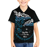 New Zealand Matariki Hawaiian Shirt Maori New Year Silver Fern And Lizard - Turquosie LT14 - Polynesian Pride